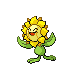 Sunflora front-facing sprite from Pokémon Platinum