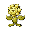 Sunflora shiny front-facing sprite from Pokémon Ruby