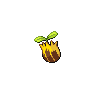 Sunkern shiny back-facing sprite from Pokémon White