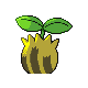 Sunkern back-facing sprite from Pokémon Pearl