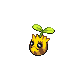 Sunkern shiny front-facing sprite from Pokémon SoulSilver