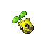 Sunkern front-facing sprite from Pokémon Ruby