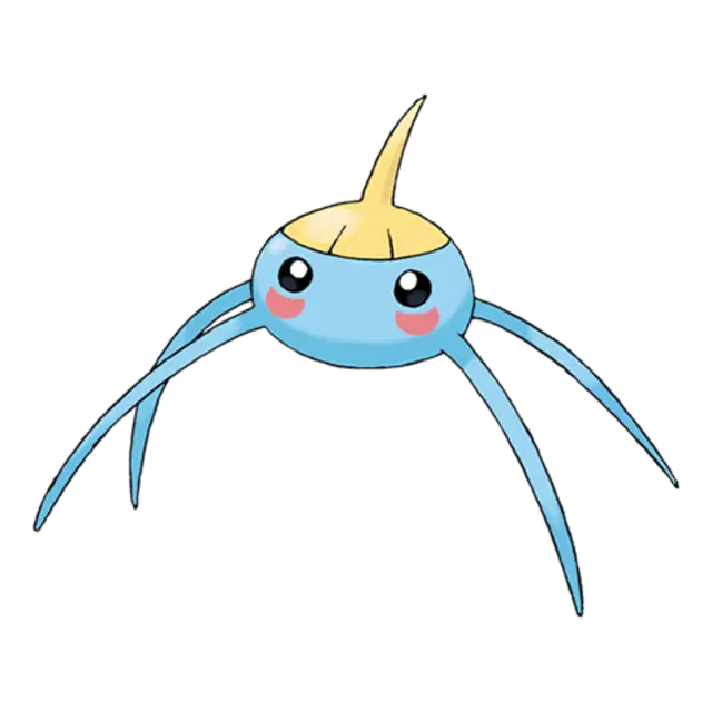 Surskit, the Pond Skater Pokémon — Bug/Water-type Pokémon official artwork