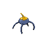 Surskit shiny back-facing sprite from Pokémon Black 2