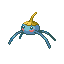 Surskit front-facing sprite from Pokémon Emerald