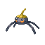 Surskit shiny front-facing sprite from Pokémon Emerald