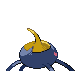 Surskit shiny back-facing sprite from Pokémon HeartGold