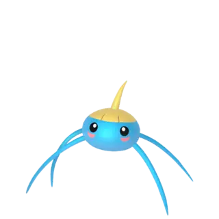 Surskit front-facing sprite from Pokémon Moon