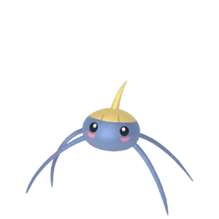 Surskit shiny front-facing sprite from Pokémon Moon