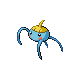 Surskit front-facing sprite from Pokémon Platinum