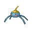 Surskit front-facing sprite from Pokémon Ruby