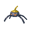 Surskit shiny front-facing sprite from Pokémon Ruby
