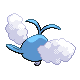 Swablu back-facing sprite from Pokémon Pearl