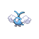 Swablu front-facing sprite from Pokémon SoulSilver