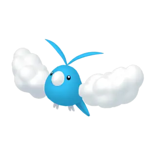 Swablu front-facing sprite from Pokémon Scarlet