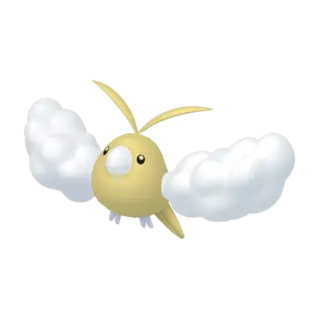 Swablu shiny front-facing sprite from Pokémon Scarlet