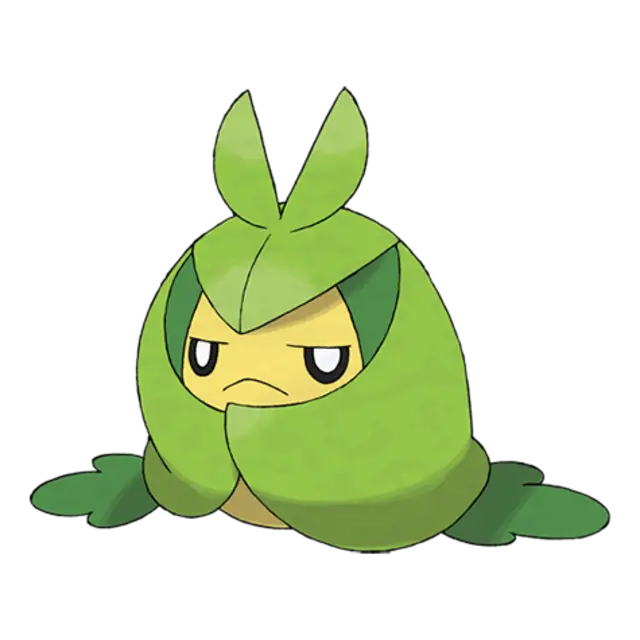 Swadloon, the Leaf-Wrapped Pokémon — Bug/Grass-type Pokémon official artwork