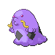 Swalot front-facing sprite from Pokémon Pearl