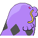 Swalot back-facing sprite from Pokémon HeartGold