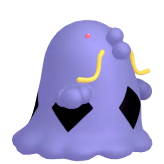 Swalot front-facing sprite from Pokémon X