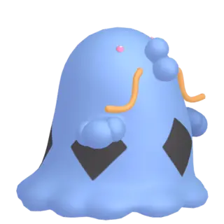 Swalot shiny front-facing sprite from Pokémon X