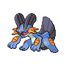 Swampert front-facing sprite from Pokémon White 2