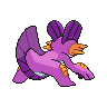 Swampert shiny back-facing sprite from Pokémon White 2