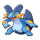 Swampert front-facing sprite from Pokémon Diamond