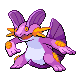 Swampert shiny front-facing sprite from Pokémon Diamond