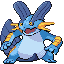 Swampert front-facing sprite from Pokémon Emerald
