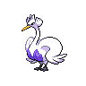 Swanna shiny front-facing sprite from Pokémon White