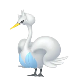 Swanna front-facing sprite from Pokémon X