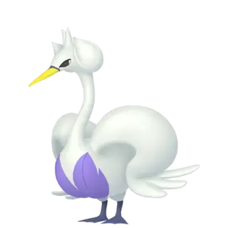 Swanna shiny front-facing sprite from Pokémon X