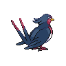 Swellow back-facing sprite from Pokémon Black 2