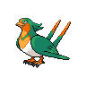 Swellow shiny front-facing sprite from Pokémon Black 2