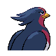 Swellow back-facing sprite from Pokémon Pearl