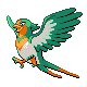 Swellow shiny front-facing sprite from Pokémon Pearl