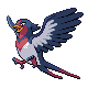 Swellow front-facing sprite from Pokémon HeartGold