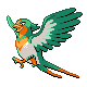 Swellow shiny front-facing sprite from Pokémon HeartGold