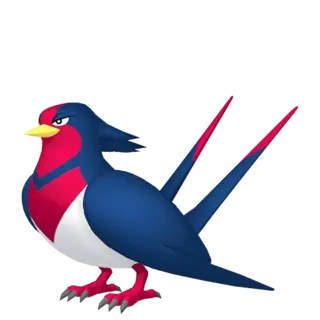 Swellow front-facing sprite from Pokémon Y