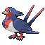 Swellow front-facing sprite from Pokémon Sapphire