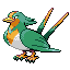 Swellow shiny front-facing sprite from Pokémon Sapphire
