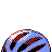 Swinub shiny back-facing sprite from Pokémon Silver