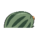Swinub shiny back-facing sprite from Pokémon SoulSilver