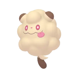 Swirlix shiny front-facing sprite from Pokémon Alpha Sapphire