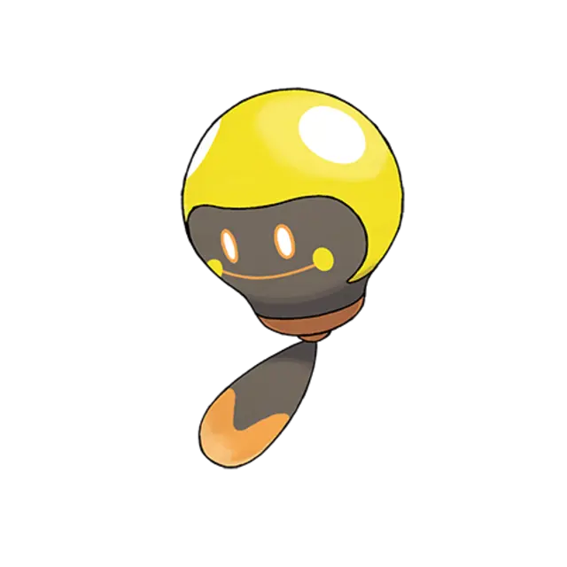 Tadbulb, the EleTadpole Pokémon — Electric-type Pokémon official artwork
