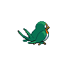 Taillow shiny back-facing sprite from Pokémon White 2