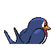 Taillow back-facing sprite from Pokémon Pearl