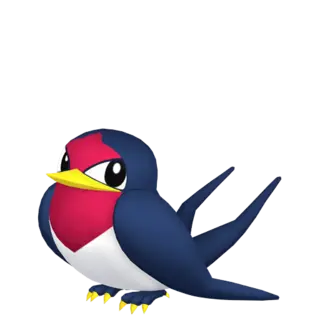 Taillow front-facing sprite from Pokémon Alpha Sapphire