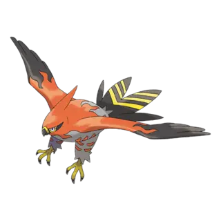 Talonflame official artwork